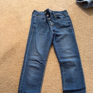 SO Women's Skinny Jeans in Deep Blue